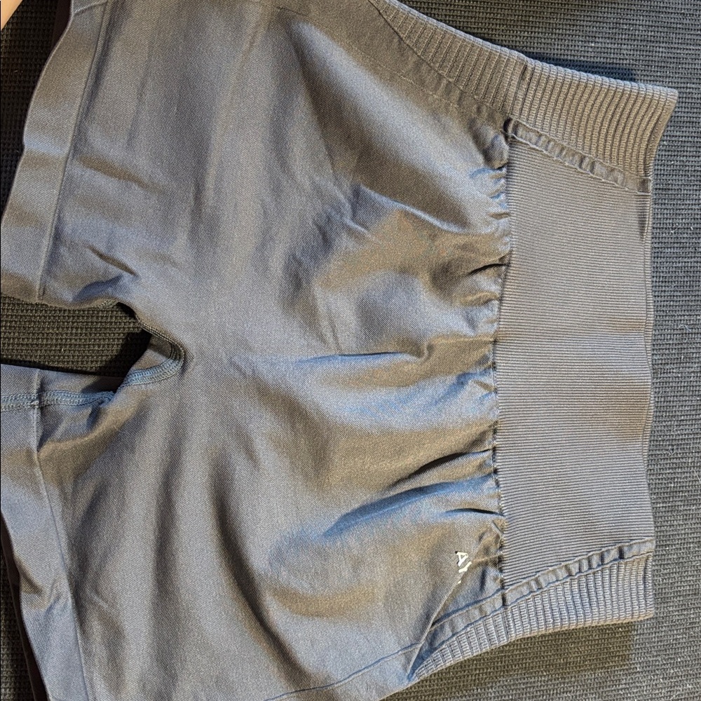AYBL Charcoal Ribbed Shorts